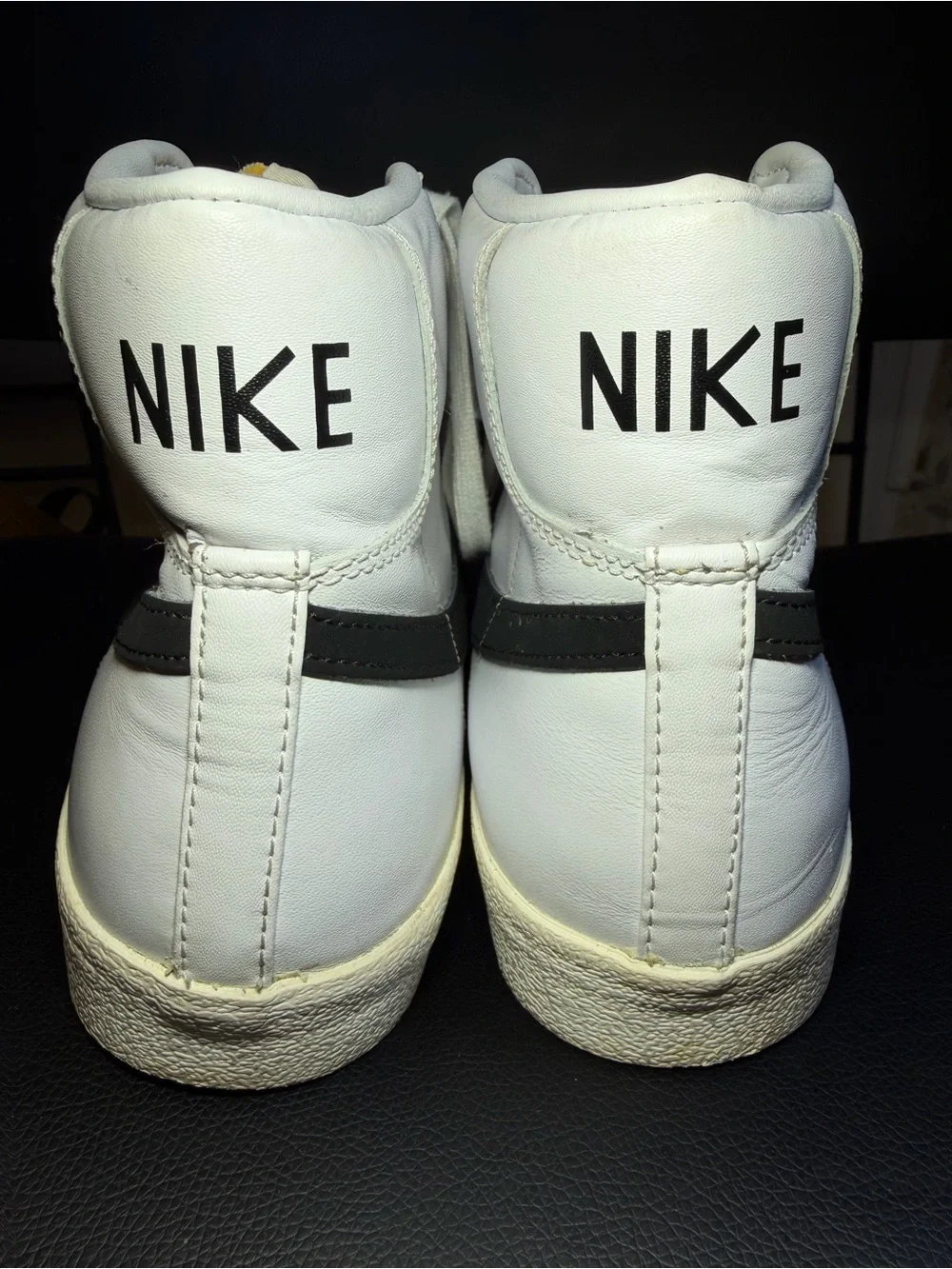 Nike Blazer Mid '77 Vintage Mens Size 13 White Lifestyle Athletic Shoes Sneakers